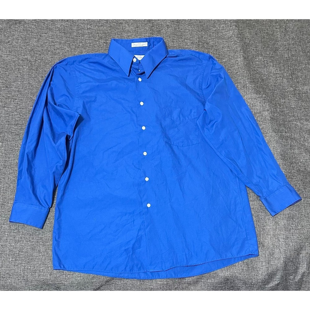 Van Heusen Men's 16‎ 1/2 32/33 Blue Long Sleeve Shirt